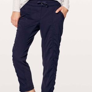 Lulu lemon navy Street to studio pants